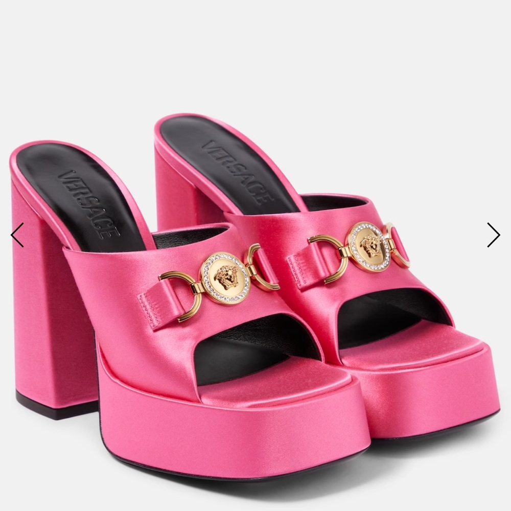 Versace Medusa platform sandals